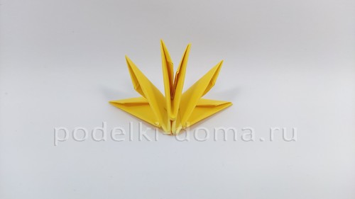 Дракон в технике модульное оригами